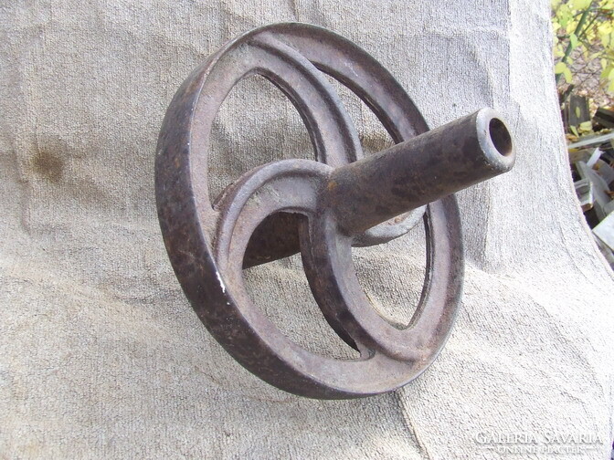 Old Cast Iron Wheel Part