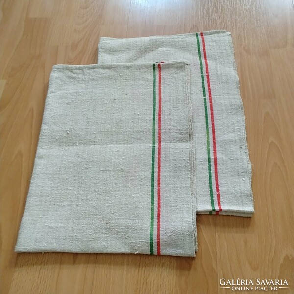 Everyday Home! Old linen towel, kitchen towel 2 pcs