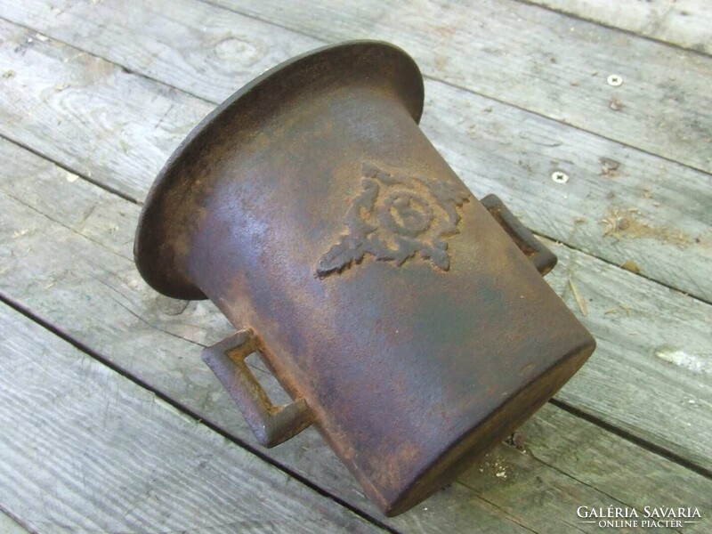Old Cast Iron Mortar