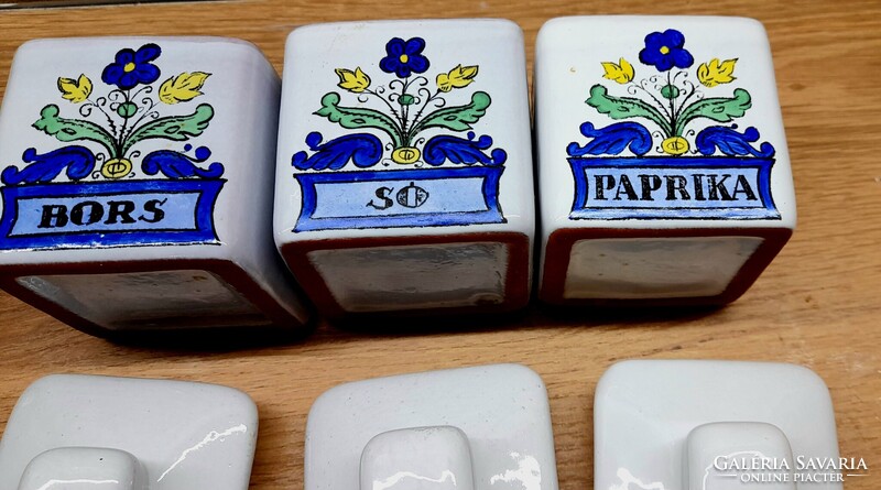 Kerámia fűszer tartó készlet
