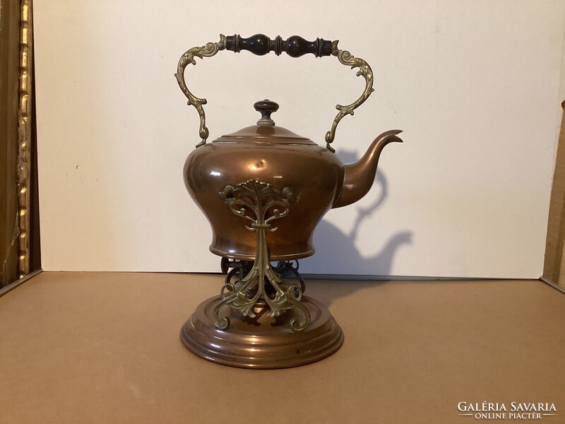 Antique Tea Pot and Warmer