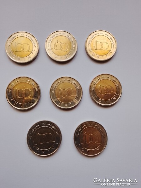 Memorabilia 8 pcs of 100ft coins
