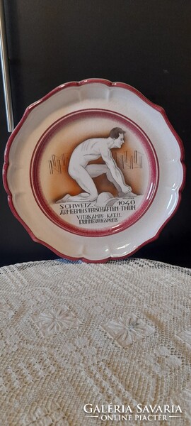 Swiss commemorative plate 1940 I recommend it to collectors