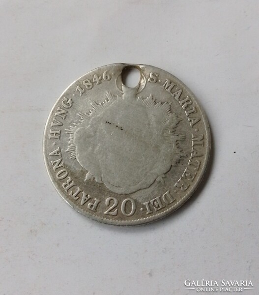1846 20 krajcár Ezüst
