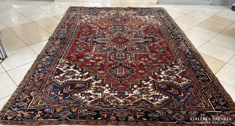 4548 UNMISSABLE Iranian Heriz Hand-Knotted Wool Persian Rug 200X300CM