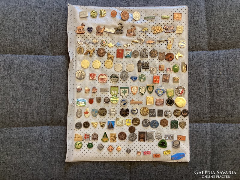About 140 badges.