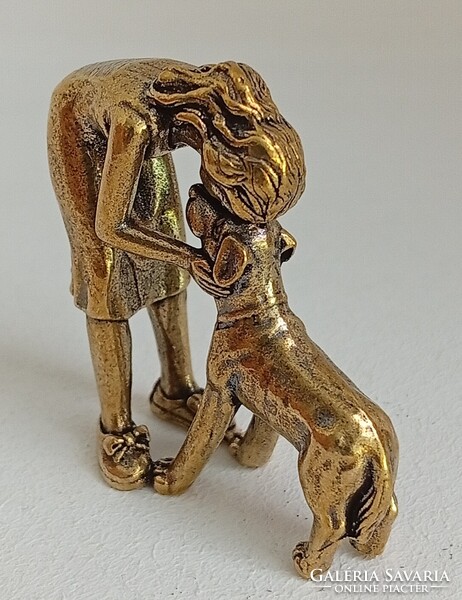 Miniature Copper Dog Owner