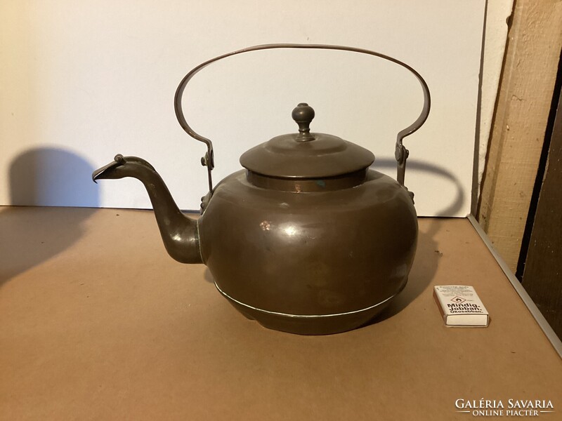 Antique Copper Teapot
