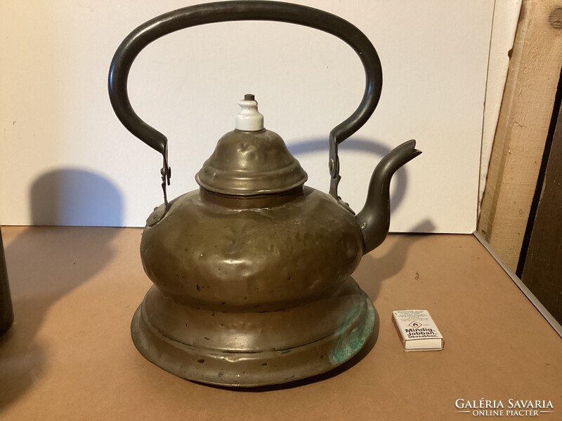 Antique Copper Teapot