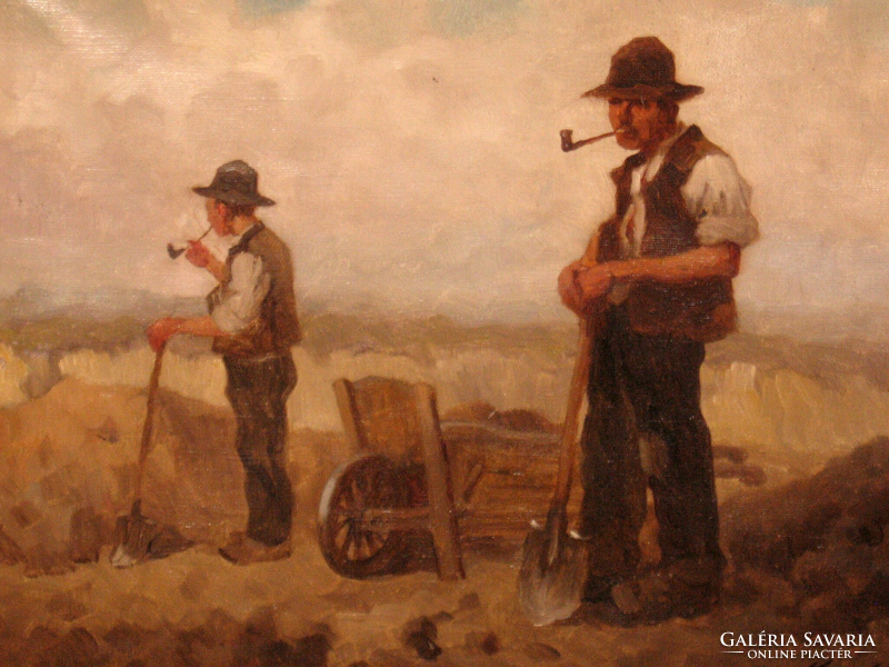 Guaranteed Authentic Wonderful Krupka Ferenc / 1870-1928 /: Cubists
