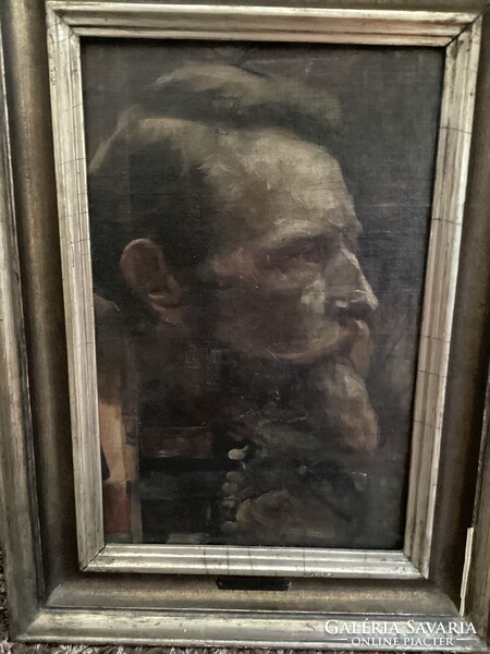 Sándor Bihari 1855 - 1906: male portrait.